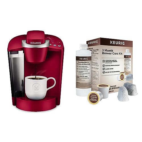 Keurig KClassic Single Serve KCup Pod Coffee Maker, Rhubarb & 3Month