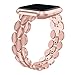 TOYOUTHS Metal Link Compatible with Fitbit Versa 2 Watch Band/Versa Lite/Versa Bands for Women Stylish Dressy Strap Bracelet Replacement Wristbands Accessories for Versa 2 Special Edition, Rose Gold