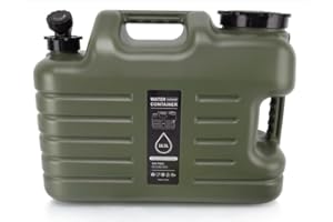 5 Gallon Camping Water Jug，Camping Water Jug With Spigot, Portable Emergency Water Tank For RV Camp, Hiking, Outdoor Adventur