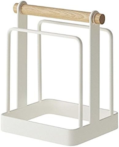 Kitchen Dual Cutting Board Stand White
