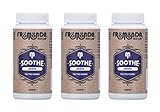 Fromonda Soothe Unscented Talc Free Body Powder - All Natural Dry Deodorant For Men & Women - Fragrance Free Athletic Dusting Powder – 1.4 OZ – 3 Pack