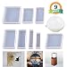Epoxy Resin Molds LET'S RESIN Resin Casting Molds Silicone Square Ball Molds 9PCS Different Sizes, Silicone Resin Mold for Resin Jewelry, Soap, Dried Flower Leaf, Insect Specimen DIY Fans primary
