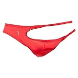 Good Devil GD6004 Attractive Desire Slip bikini Red Mens Underwear