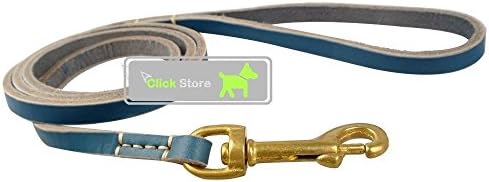 1.0cm width Real Leather Dog Leads Pet Walking Leashes 1.3M /1.7M /1.8M