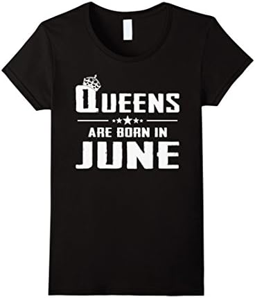 Women's Queen are born in June 5 Colors T-Shirt Medium Black