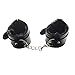 Open Breathable Mouth Ball Paly Ball and Handcuffs for Women Men Black