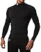 Defender New Men's Cool Compression Mock Shirts Baselayer Tights Soccer BB_L