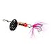 Fishing Spinner Lures Rotatable Inline Spinners Bass Trout Fishing Tackle Baits with Feather Rooster Tails Pack of 30pcs