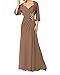 ModeC Women's Long Chiffon Mother of The Bride Dress with Jacket Formal Gown