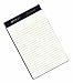 TOPS Docket Diamond 100% Recycled Premium Stationery Tablet, 5 x 8 Inches, Perforated, Ivory, Narrow Rule, 50 Sheets per Pad, 4 Pads per Pack (63982)