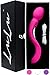 Original Lulu 8 Therapeutic Massager Cordless Wand. Stylish with 3 Speeds and 7 Pulsating Patterns. USB Rechargeable 2 Hour Battery, Free Travel Bag, Curved to Reach All Areas