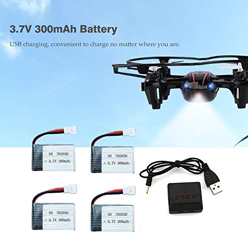 CloverUS 300mAh Battery for 702030 Helicopter Mini Aircraft Spare Parts Backup Battery