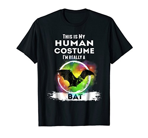 Bat Halloween Costume T-Shirt This is my Human Costume