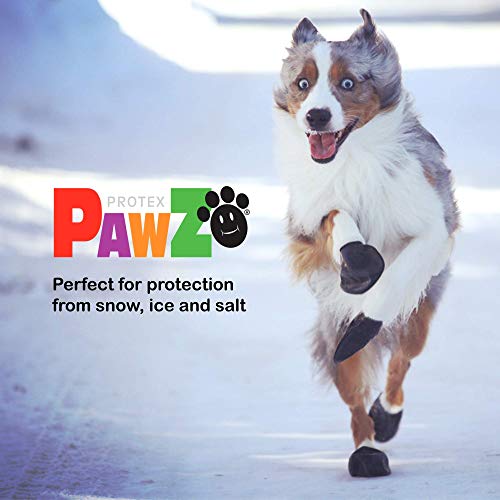 Pawz Dog Boots Dog Paw Protection with Dog Rubber Booties Dog