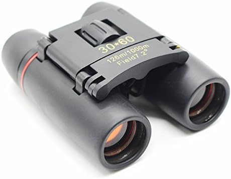 LifeFly Pocket Size Compact 30 X 60 Zoom Folding Binoculars Day Night Version Telescope Monocular Telescopes For Birdwatching Watching Wildlife and Scenery