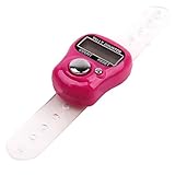 Convenient Electronic Row Counter Finger Ring Golf Digit Stitch Marker LCD Tally Counter