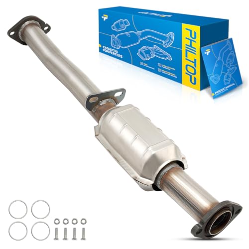 PHILTOP Rear Catalytic Converter Kit W/Gasket Direct-Fit Compatible with Toyota…