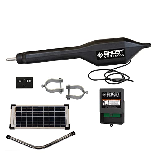 Ghost Controls HeavyDuty Solar Automatic Gate Opener Kit for Driveway