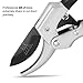 IILIUXE Pruning Shears,Premium Garden Shears with SK-5 Sharp Rust Proof Steel Blade,Great Cutting Power Than Conventional Garden Tree Clippers