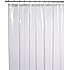 LiBa Mildew Resistant Anti-Bacterial PEVA 8G Shower Curtain Liner, 72x72 Clear - Non Toxic, Eco-Friendly, No Chemical Odor, Rust Proof Grommets