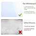 Magnetic Refrigerator Whiteboard 17’’x12’’,Stain Resistant Technology,Dry Erase Fridge Whiteboard, 3 Magnetic Makers, 1 Magnetic Button, 1 Eraser and 2 Hearts Included