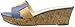 Nine West Women's Cookies Leather Wedge Sandal
