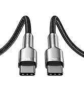 USB C to USB C Cable, Baseus 2 Pack 2m 100W PD 5A QC 4.0 Type C Charger Cable Fast Charging, Zinc...