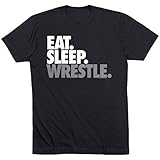 Eat Sleep Wrestle T-Shirt | Wrestling Tees by ChalkTalk SPORTS