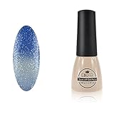 Chameleon Temperature Changing Colour Nail Lacquers Soak Off UV LED Gel Polish Dodgerblue - Clear Blue