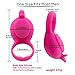 Dolphin Vibrating Penis Ring Rechargeable Silicone Cock Ring Stimulator for Male Longer Lasting Erections Sex Toys (Rose)