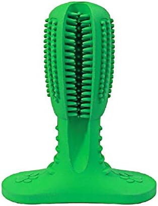 NidaNunu Dog Toothbrush Stick-Dog Tooth Brushing Stick for Dogs Oral Care Natural Rubber Non-Toxic Dog Pet Chew Toys