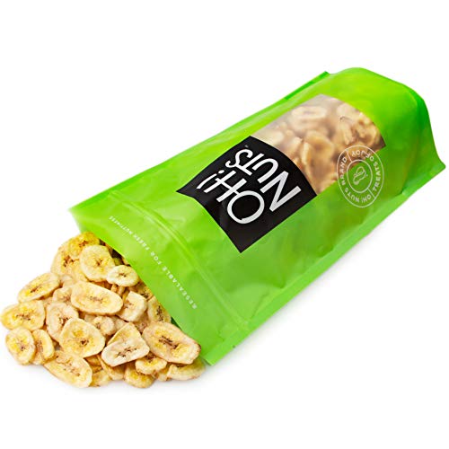 Oh! Nuts Dried Banana Chips (3lb 48oz) Bulk Bag Fresh Sweetened