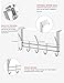 YUMORE Over The Door Hook,Stainless Steel Heavy Duty Door Hanger for Coats Robes Hats Clothes Towels, Hanging Towel Organizer,Space Saving Bathroom Hooks Use Directly Without Installation, Pack of 2