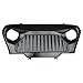 u-Box Jeep TJ LJ Gladiator Grille Matte Black Vander Grill Cover w/Mesh Insert for 1997 1998 1999 2000 2001 2002 2003 2004 2005 2006 Jeep Wrangler & Wrangler Unlimited