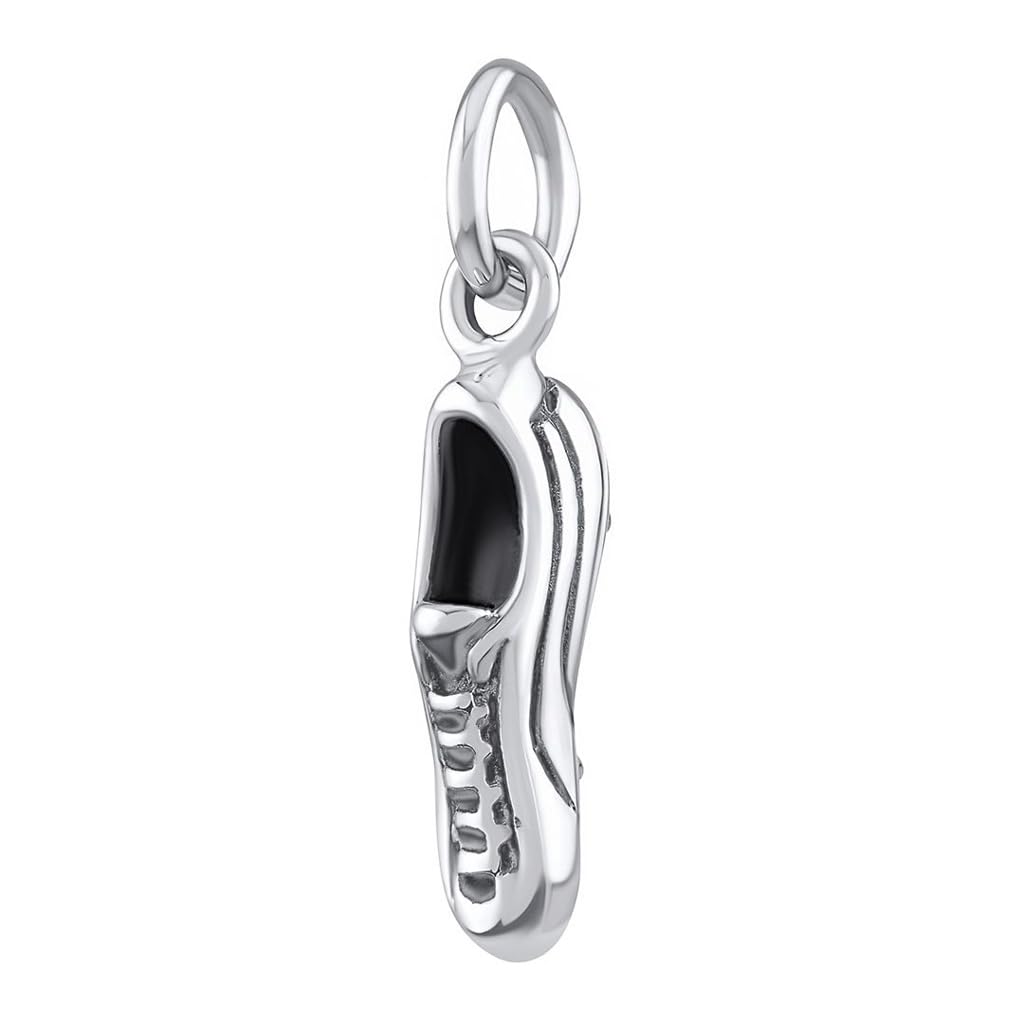 SILVEGO Boys 925 Sterling Silver Pendant Football Boot