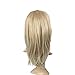 Namecute Ombre Blonde Wig Bangs Layered Full Cap Heat Resistant Synthetic Fiber mix Human Hair Daily Used Cosplay Wigs + Free Wig Cap