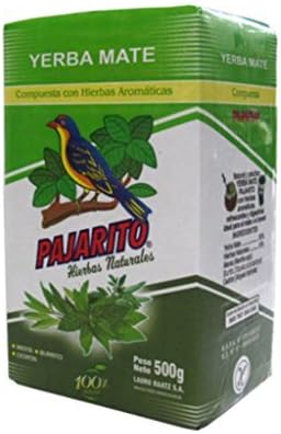 Yerba Mate Pajarito Aromatic / Compuesta Hierbas 500g by Pajarito