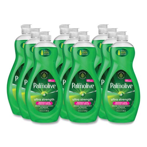 PALMOLIVE ULTRA STRENGTH JABÓN LÍQUIDO PARA PLATOS, ORIGINAL, 20 FL OZ, JUEGO DE 2