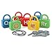 IQ Toys ABC Learning Alphabet Set - 26 Locks, 26 Keys and 4 Keyrings - Lock and Key Toy for Toddlers
