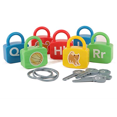 IQ Toys ABC Learning Locks Educational Alphabet Set with 26 Locks, 26
