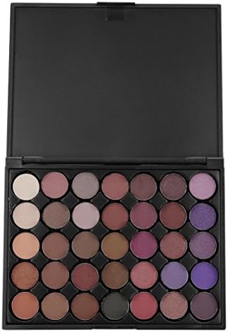 Hunzed Eyeshadow, Women 35 Color { Shimmer Eye Shadow Palette } { Glitter Cosmetic Eyeshadow Powder } { Makeup Matt Eyeshadow } For Beauty Eyeshadow (D)