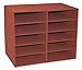 Classroom Keepers Organizer, 10-Shelf, Red, 17
