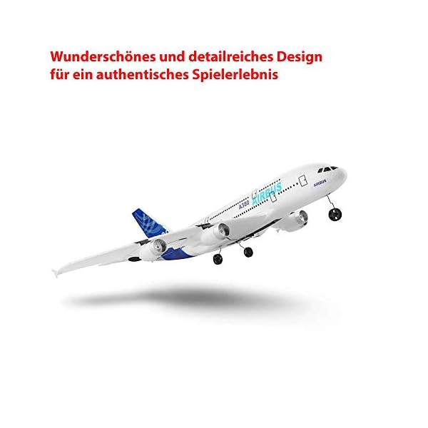 HSP Himoto 3-Kanal 2.4GHz RC ferngesteuertes Flugzeug Flieger, Gyro-Stabilisierungssystem, Komplett-Set inkl… – Bild 3