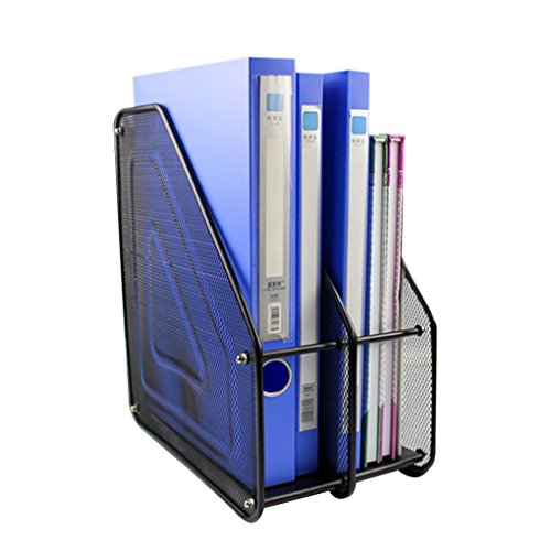 Buy Heavy Duty Metal Magazine Literature File Holder Desktop Document Paper Organizer Storage