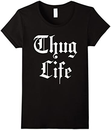 Thug Life Tshirt - Female Medium - Black
