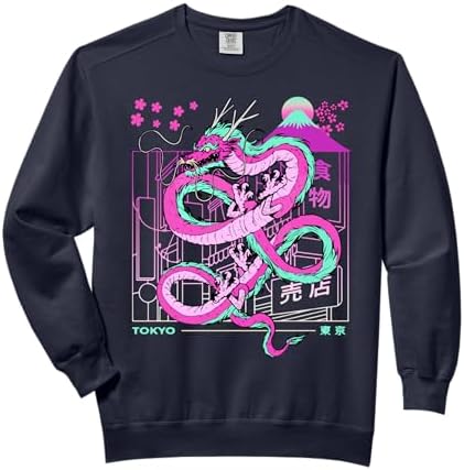 Amazon.com: Japanese Tokyo Dragon Asian inspired retro 80's 90's
