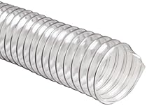 Flexadux R-2 PVC Duct Hose, Clear, 8