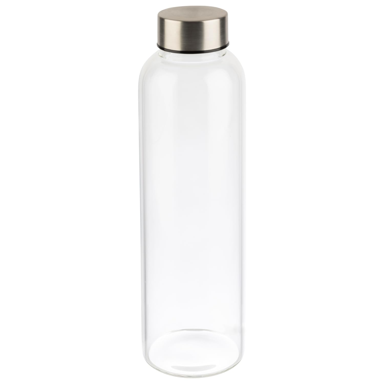 APS 66907 Drinking Bottle/Glass Bottle, 6.5 x 6.5 cm, Height 23.5 cm, Diameter 6.5 cm, 0.55 Litres, Transparent