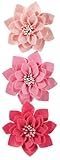 Martha Stewart Crafts Flower Stickers, Fabric Camellia