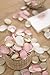 Ling's Moment Rose Petals, Silk Flower Petals for Wedding/Aisle/Flower Girl Baskets/Table Centerpiece Décor,etc.Pink Gold 200pcs